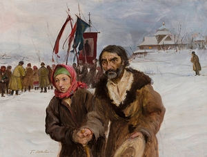 Highlanders’ procession by Teodor Axentowicz [1859–1938]